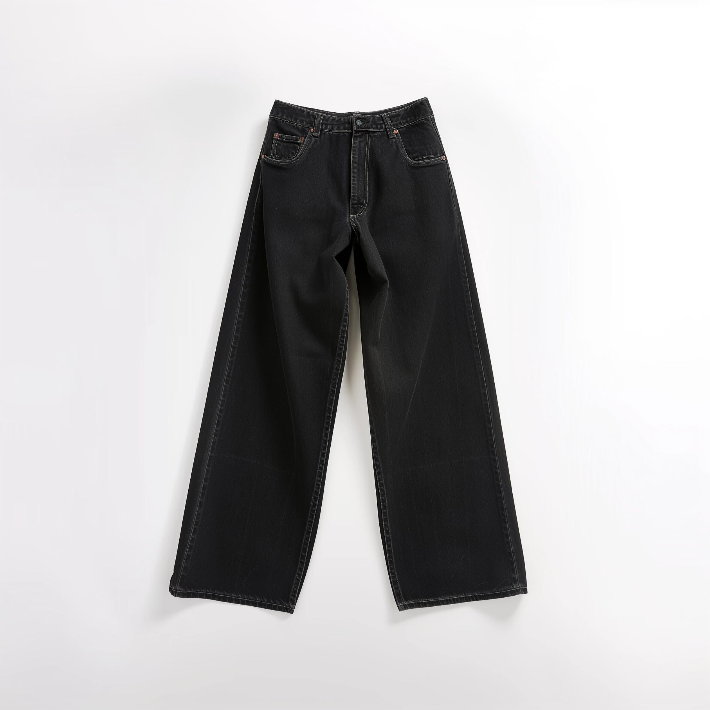 Black Unisex Jeans